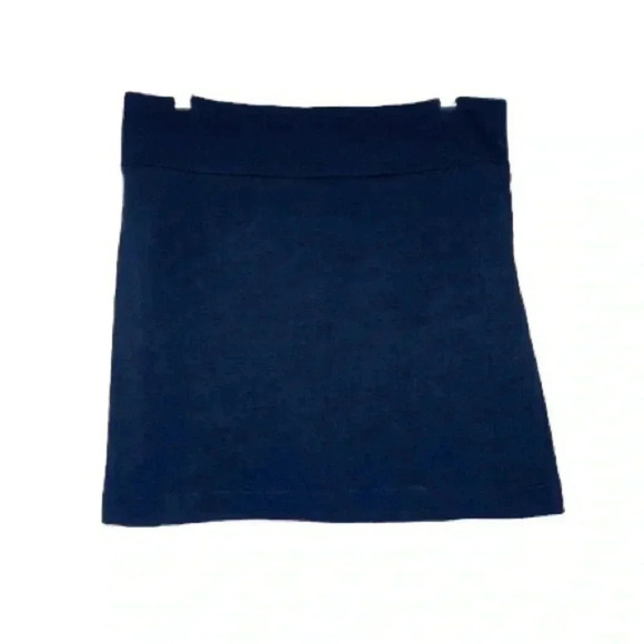 Banana Republic Navy Blue Stretch Casual Lined Skirt - Picture 1 of 6